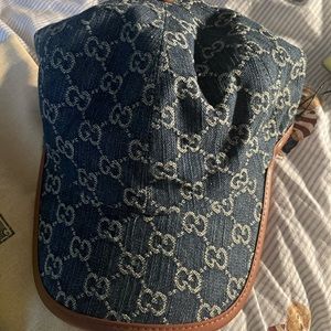 Gucci denim cap